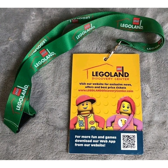 Lego Legoland‎ Discovery Center Activity Pack Green Lanyard Kids 2014